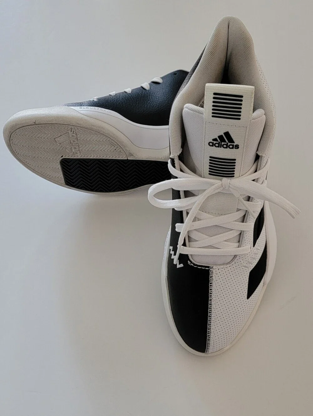 Adidas Pro Next G54445 Black White Cloudfoam Basketball Shoes Men's 8.5